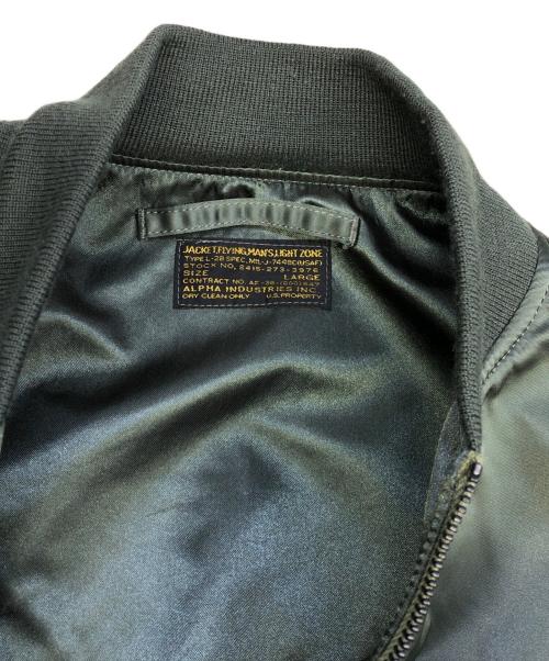 ALPHA（アルファ）ALPHA (アルファ) L-2Bジャケット グリーン サイズ:Ｌの古着・服飾アイテム