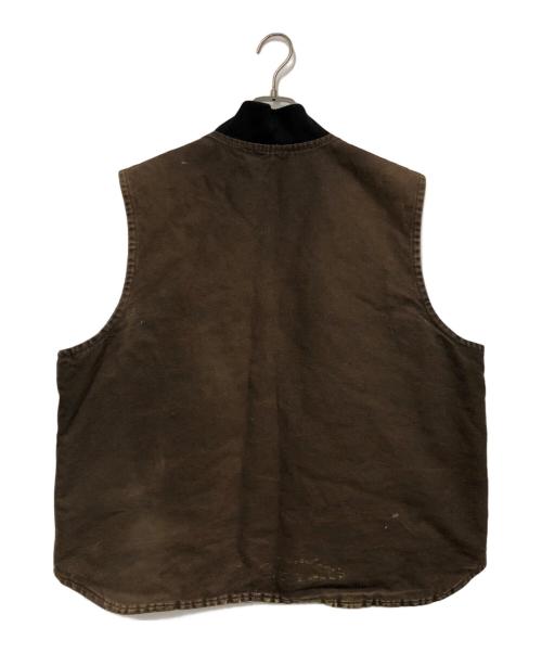 CarHartt（カーハート）CarHartt (カーハート) ダッグベスト ブラウン サイズ:XLの古着・服飾アイテム