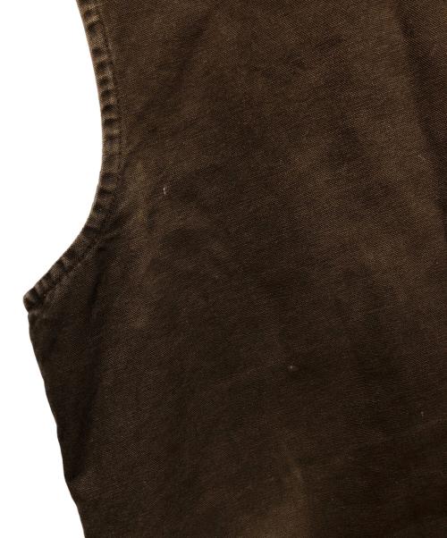 CarHartt（カーハート）CarHartt (カーハート) ダッグベスト ブラウン サイズ:XLの古着・服飾アイテム