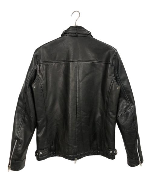 Shapel（シャペル）Shapel (シャペル) シングルライダースジャケット ブラック サイズ:3の古着・服飾アイテム