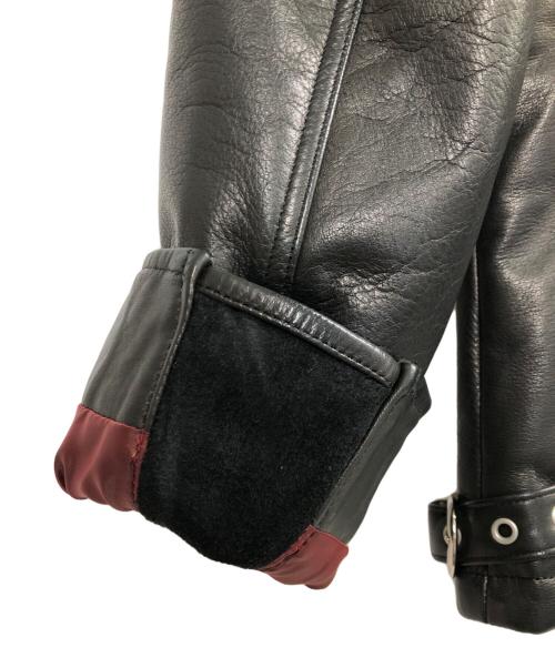 Shapel（シャペル）Shapel (シャペル) シングルライダースジャケット ブラック サイズ:3の古着・服飾アイテム