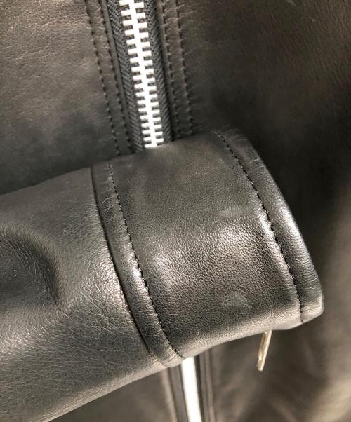 Shapel（シャペル）Shapel (シャペル) シングルライダースジャケット ブラック サイズ:3の古着・服飾アイテム