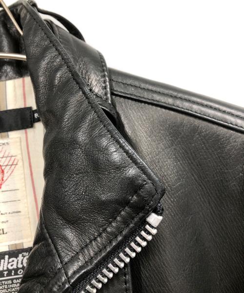 Shapel（シャペル）Shapel (シャペル) シングルライダースジャケット ブラック サイズ:3の古着・服飾アイテム