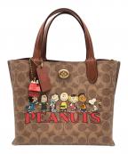 COACH×PEANUTSコーチ×ピーナッツ）の古着「2WAYバッグ」｜ブラウン