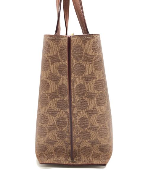 COACH（コーチ）COACH (コーチ) PEANUTS (ピーナッツ) 2WAYバッグ ブラウンの古着・服飾アイテム