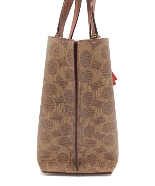 COACH（コーチ）COACH (コーチ) PEANUTS (ピーナッツ) 2WAYバッグ ブラウンの古着・服飾アイテム