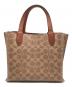 COACH (コーチ) PEANUTS (ピーナッツ) 2WAYバッグ ブラウン：20000円