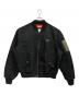 LACOSTE LIVE（ラコステライブ）の古着「MA-1ジャケット」｜ブラック