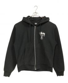 stussy（ステューシー）の古着「World Tour Hood Zip-Up」｜ブラック