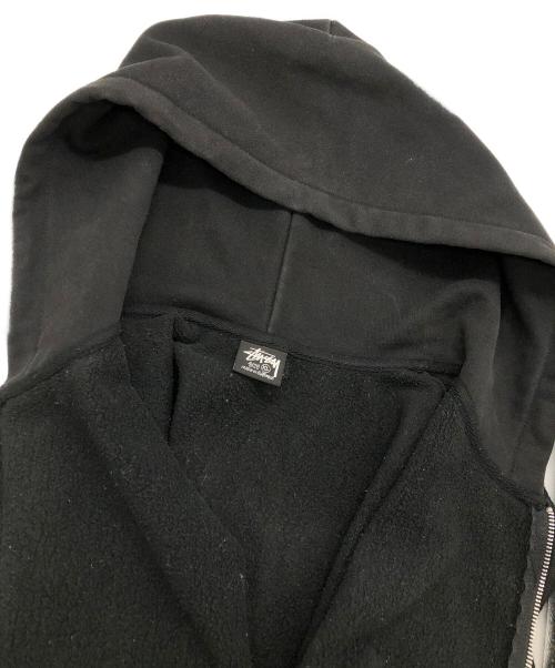 stussy（ステューシー）stussy (ステューシー) World Tour Hood Zip-Up ブラック サイズ:XLの古着・服飾アイテム