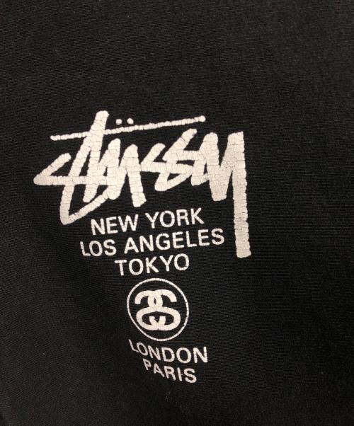 stussy（ステューシー）stussy (ステューシー) World Tour Hood Zip-Up ブラック サイズ:XLの古着・服飾アイテム