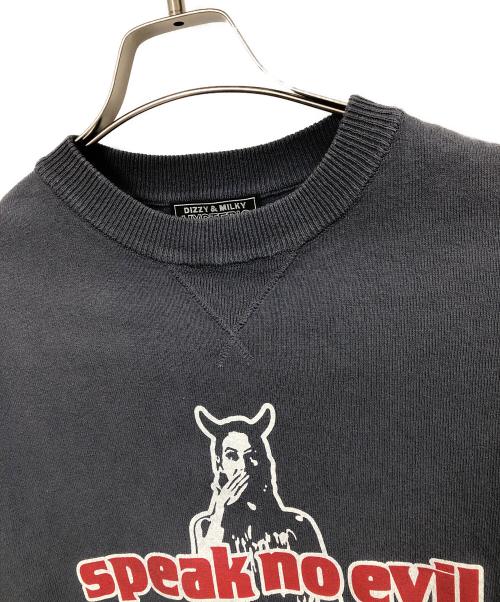 hysteric（ヒステリック）hysteric (ヒステリック) クルーネックスウェット ブルー サイズ:Lの古着・服飾アイテム