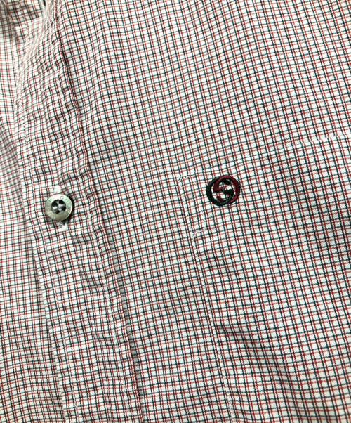 GUCCI（グッチ）GUCCI (グッチ) 長袖シャツ レッド サイズ:41/16の古着・服飾アイテム