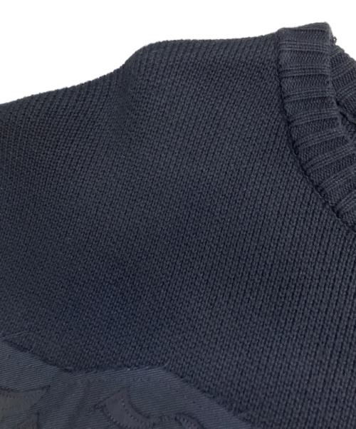 GRAFFITIONMIND（グラフィティオンマインド）GRAFFITIONMIND (グラフィティオンマインド) ILLUSION FANTASY HEAVY KNIT SWEATER / 厚手ニット ブラック サイズ:2の古着・服飾アイテム