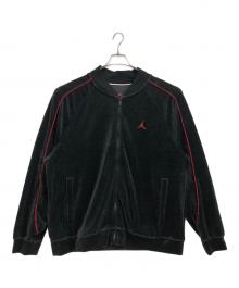 JORDAN（ジョーダン）の古着「ベロアトラックジャケット」｜ブラック