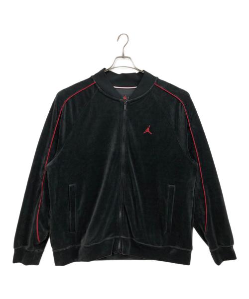 JORDAN（ジョーダン）JORDAN (ジョーダン) ベロアトラックジャケット ブラック サイズ:XLの古着・服飾アイテム