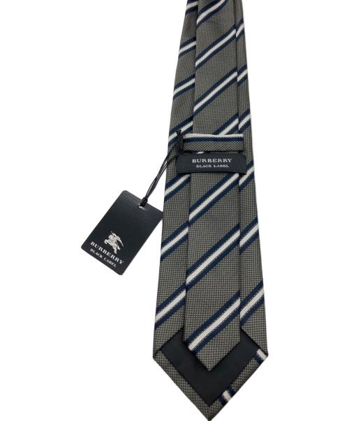 BURBERRY BLACK LABEL（バーバリーブラックレーベル）BURBERRY BLACK LABEL (バーバリーブラックレーベル) ネクタイ ブラック×ネイビー サイズ:表記無しの古着・服飾アイテム