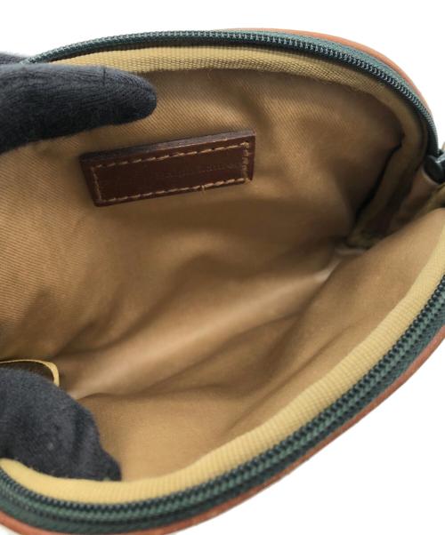 POLO RALPH LAUREN（ポロ・ラルフローレン）POLO RALPH LAUREN (ポロ・ラルフローレン) ボストンバッグ グリーン×ブラウンの古着・服飾アイテム