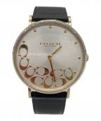 COACHコーチ）の古着「腕時計 PERRY(ペリー)  クォーツ 」｜ベージュ