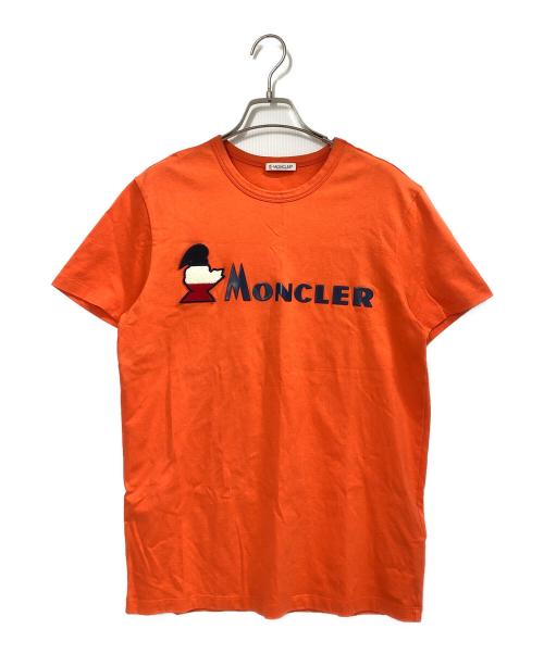 MONCLER（モンクレール）MONCLER (モンクレール) 半袖カットソー オレンジ サイズ:Mの古着・服飾アイテム