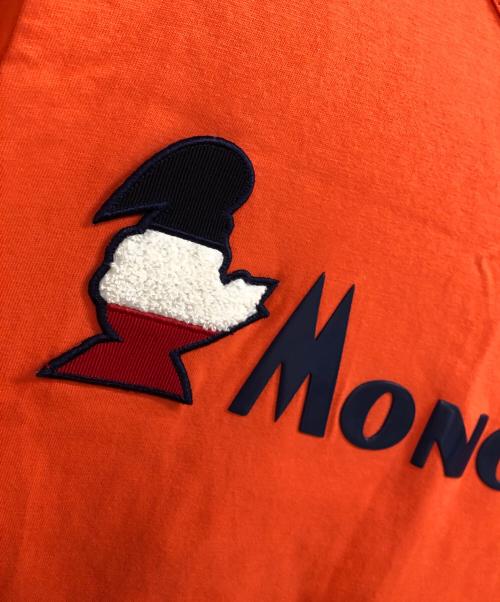 MONCLER（モンクレール）MONCLER (モンクレール) 半袖カットソー オレンジ サイズ:Mの古着・服飾アイテム
