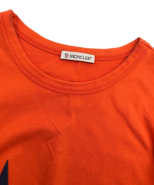MONCLER（モンクレール）MONCLER (モンクレール) 半袖カットソー オレンジ サイズ:Mの古着・服飾アイテム