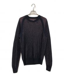Maison Margiela（メゾンマルジェラ）の古着「クルーネックニット」｜ネイビー