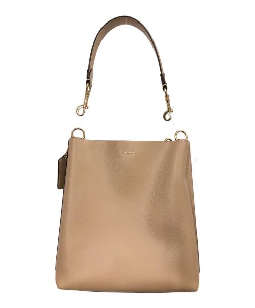 COACH（コーチ）COACH (コーチ) 2WAYバッグ ベージュの古着・服飾アイテム