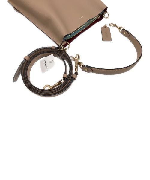 COACH（コーチ）COACH (コーチ) 2WAYバッグ ベージュの古着・服飾アイテム