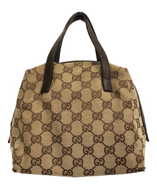 GUCCI（グッチ）GUCCI (グッチ) ハンドバッグ ブラウンの古着・服飾アイテム