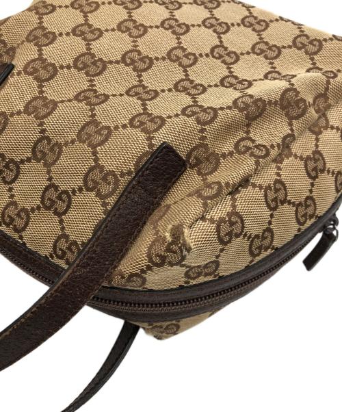 GUCCI（グッチ）GUCCI (グッチ) ハンドバッグ ブラウンの古着・服飾アイテム