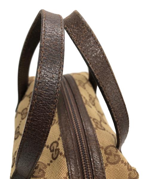 GUCCI（グッチ）GUCCI (グッチ) ハンドバッグ ブラウンの古着・服飾アイテム