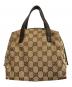GUCCI (グッチ) ハンドバッグ ブラウン：15000円
