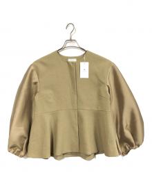 green label relaxing（グリーンレーベルリラクシング）の古着「fleurie(フルリー) フォルム ジャケット」｜ベージュ