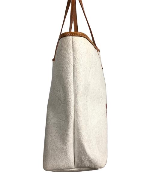 ETRO（エトロ）ETRO (エトロ) トートバッグ ホワイト×ブラウンの古着・服飾アイテム