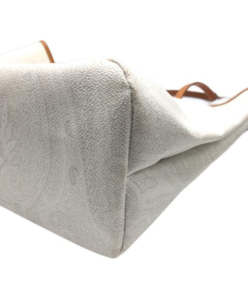 ETRO（エトロ）ETRO (エトロ) トートバッグ ホワイト×ブラウンの古着・服飾アイテム