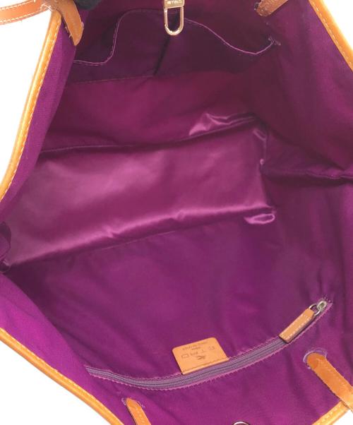 ETRO（エトロ）ETRO (エトロ) トートバッグ ホワイト×ブラウンの古着・服飾アイテム