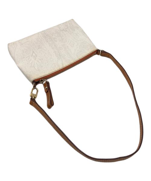 ETRO（エトロ）ETRO (エトロ) トートバッグ ホワイト×ブラウンの古着・服飾アイテム