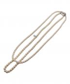 MIKIMOTOミキモト）の古着「2連ネックレス」｜ホワイト