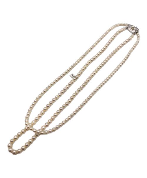 MIKIMOTO（ミキモト）MIKIMOTO (ミキモト) 2連ネックレス ホワイトの古着・服飾アイテム