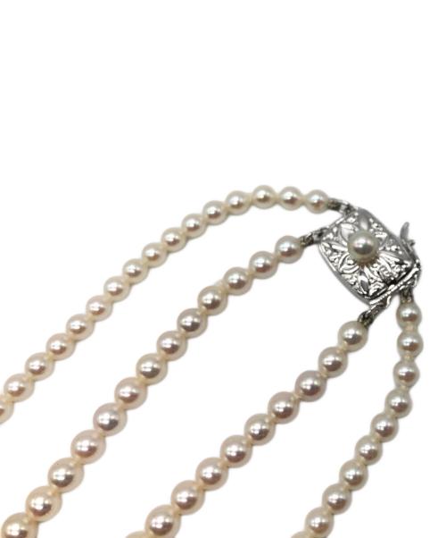 MIKIMOTO（ミキモト）MIKIMOTO (ミキモト) 2連ネックレス ホワイトの古着・服飾アイテム