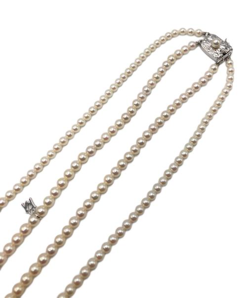 MIKIMOTO（ミキモト）MIKIMOTO (ミキモト) 2連ネックレス ホワイトの古着・服飾アイテム