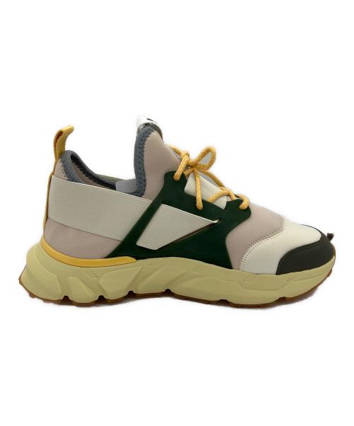 ekin（エクン）ekin (エクン) MARIGOLD/ローカットスニーカー ホワイト×グリーン サイズ:EU41 未使用品の古着・服飾アイテム