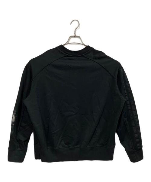 Y-3（ワイスリー）Y-3 (ワイスリー) スカル刺繍ロゴ 黒ストライプ スウェット ブラック サイズ:XSの古着・服飾アイテム