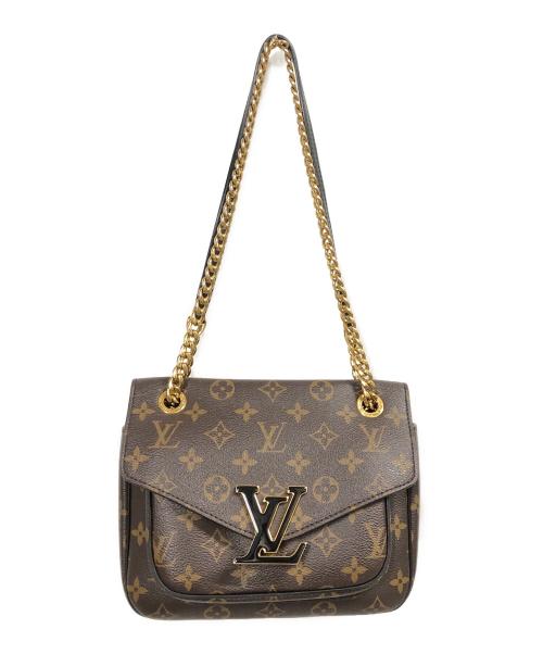 LOUIS VUITTON（ルイ ヴィトン）LOUIS VUITTON (ルイ ヴィトン) Passy/2WAYチェーンショルダーバッグ ブラウンの古着・服飾アイテム