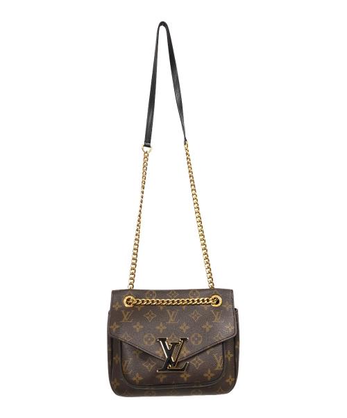 LOUIS VUITTON（ルイ ヴィトン）LOUIS VUITTON (ルイ ヴィトン) Passy/2WAYチェーンショルダーバッグ ブラウンの古着・服飾アイテム