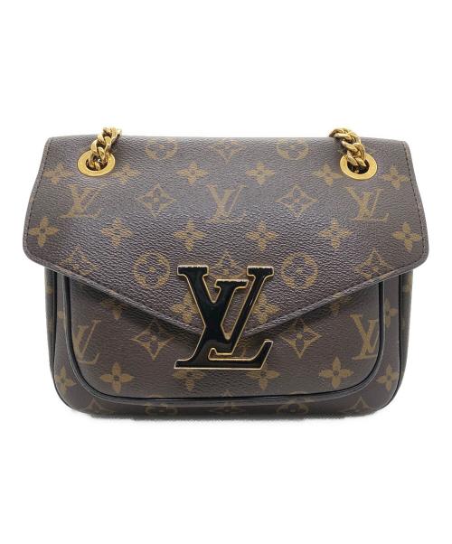 LOUIS VUITTON（ルイ ヴィトン）LOUIS VUITTON (ルイ ヴィトン) Passy/2WAYチェーンショルダーバッグ ブラウンの古着・服飾アイテム