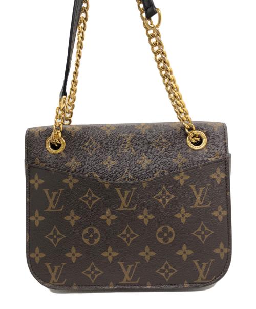 LOUIS VUITTON（ルイ ヴィトン）LOUIS VUITTON (ルイ ヴィトン) Passy/2WAYチェーンショルダーバッグ ブラウンの古着・服飾アイテム