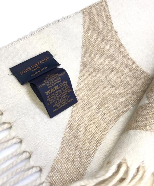 LOUIS VUITTON（ルイ ヴィトン）LOUIS VUITTON (ルイ ヴィトン) マフラー･ジ アルティメット シャイン ベージュの古着・服飾アイテム