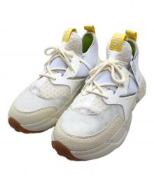 ekn（エクン）の古着「LIANA/ローカットスニーカー」｜ホワイト×イエロー